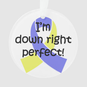 Ich bin hinunter rechtes vervollkommne, ornament