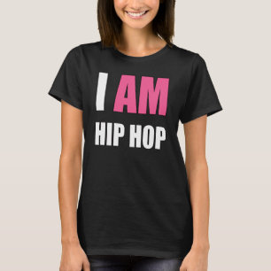 "ICH BIN HIP HOP" PINK BUCHSTABEN TOP