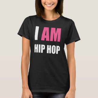 "ICH BIN HIP HOP" PINK BUCHSTABEN TOP
