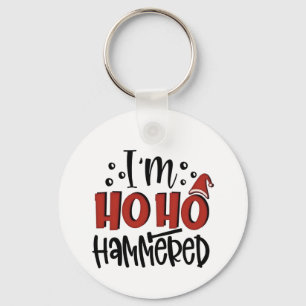 Ich bin Ho Ho betrunken  Lustiger Weihnachten Xmas Schlüsselanhänger