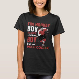 Ich bin Hockey Boy Ice Hockey Player Coach Graphic T-Shirt