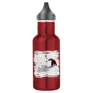 Ich bin Hockey-Spieler Edelstahlflasche
