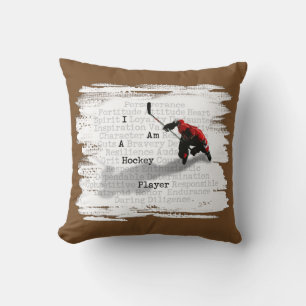 Ich bin Hockeyspieler Kissen