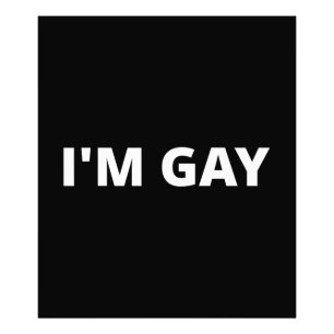 Ich bin homosexuell fotodruck