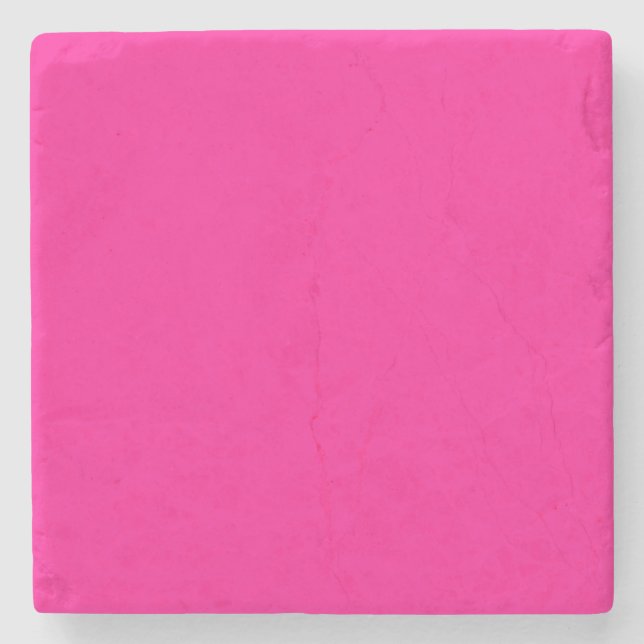 "Ich bin Hübsch rosa" Steinuntersetzer (Vorderseite)