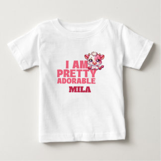 Ich bin Hübsch und individuell. Baby T-shirt