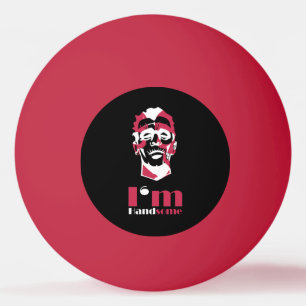Ich bin hübsches abstraktes Gesicht Case-Mate iPho Tischtennisball