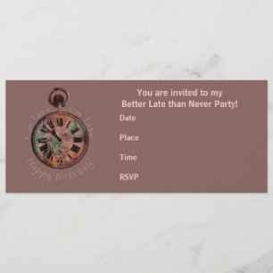 Ich bin, ich bin spät verspätete einladung