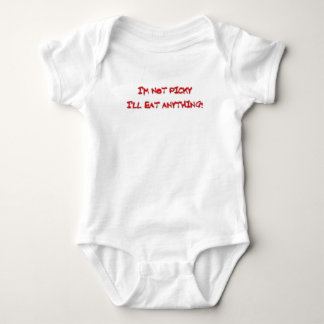 Ich bin ich ESSE NICHTS PICKY! Baby Strampler