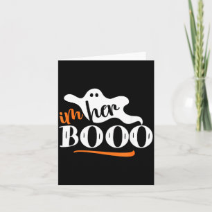 Ich bin ihr Boo-Shirt passendes Halloween für Paar Karte