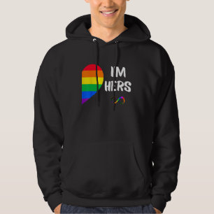 Ich bin ihr, dass meine lesbischen Paare LGBT P Hoodie