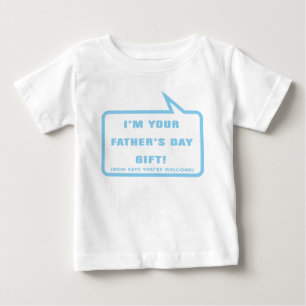 Ich bin Ihr der Vatertags-Geschenk Baby T-shirt