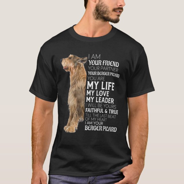 Ich bin Ihr Freund Ihr Partner Ihr Berger Picard D T-Shirt (Vorderseite)