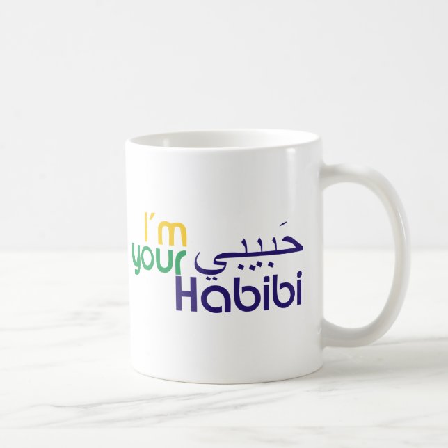 Ich bin Ihr Habibi Kaffeetasse (Rechts)
