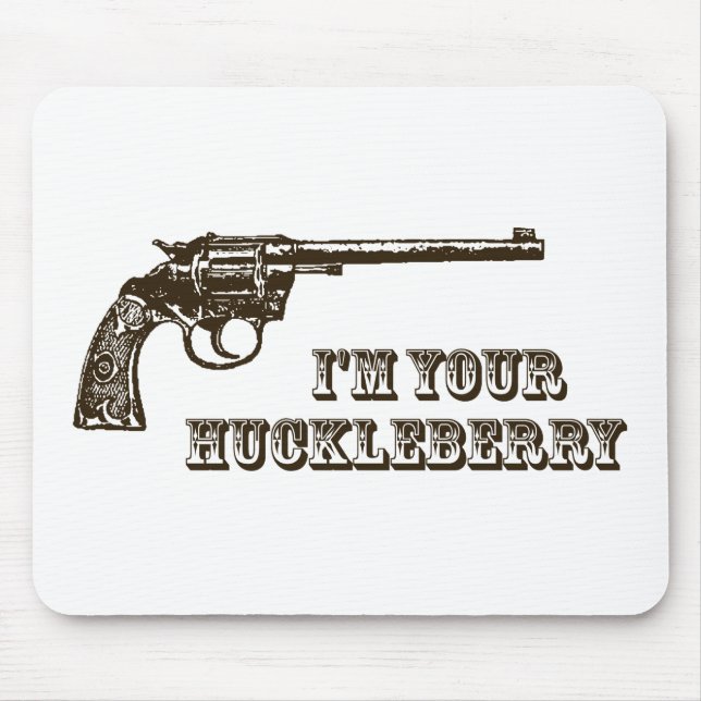 Ich bin Ihr HeidelbeerWestern-Gewehr Mousepad (Vorne)