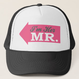 Ich bin ihr Herr (Pink-Pfeil) Truckerkappe