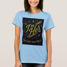 Ich bin ihr - kühne T-Shirt der Ermächtigung von F
