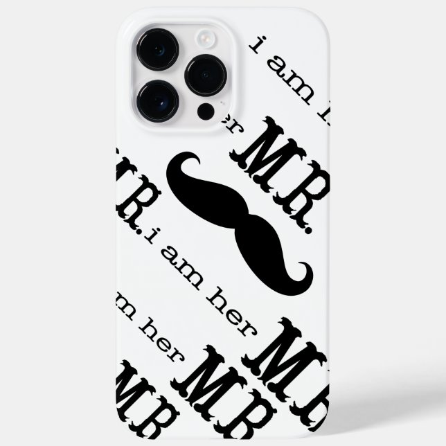 Ich bin ihr Mr. Mustache GroomsRazr Phone Case (Rückseite)