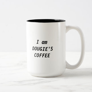 Ich bin [IHR NAME] 'DIE s-KAFFEE-Tasse Zweifarbige Tasse