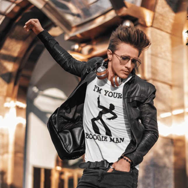 Ich bin Ihre Boogie-Mann-T - Shirt, Disco T-Shirt (Von Creator hochgeladen)