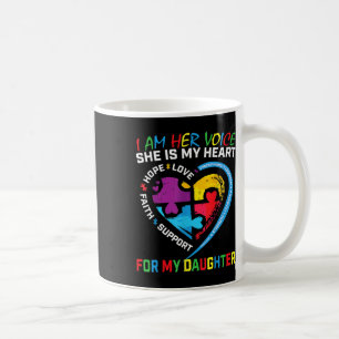 Ich bin ihre Stimme Tochter Autismus Bewusstsein M Kaffeetasse