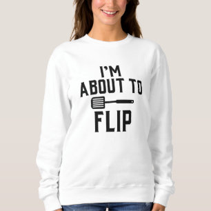 Ich bin im Begriff Drehen Sweatshirt