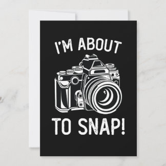 Ich bin im Begriff, lustige Fotografie zu schläfch Einladung