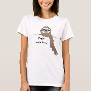 Ich bin im Faultier-Modus Faultier drinnen zerriss T-Shirt