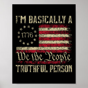 Ich bin im Grunde eine wahrheitsgetreue Person, di Poster