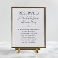 Ich bin im Himmel wegen der Hochzeit des Onkels de