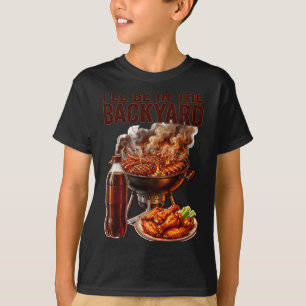 Ich bin im Hinterhof lustige Männer Papa Vatertag T-Shirt