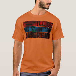 Ich bin im Keller Drum Set Drummer Art Drummi T-Shirt