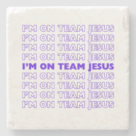 Ich bin im Team Jesus Untersetzer