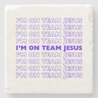 Ich bin im Team Jesus Untersetzer