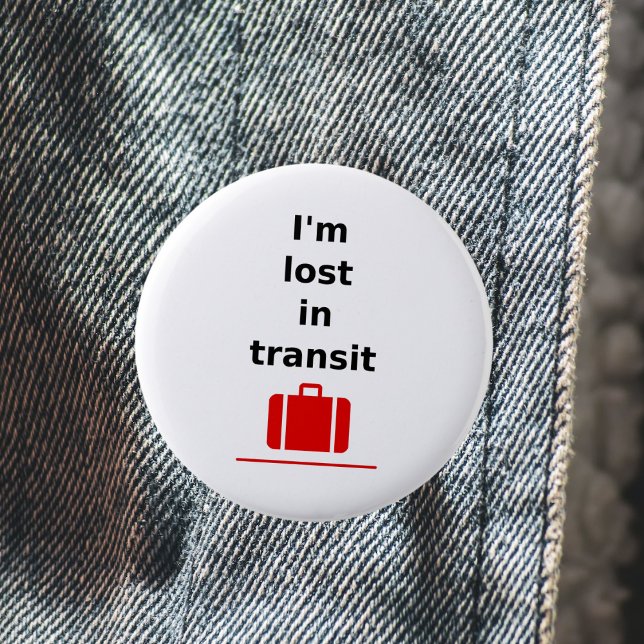 Ich bin im Transit Reisekoffer mit heller Farbe ve Button (Von Creator hochgeladen)