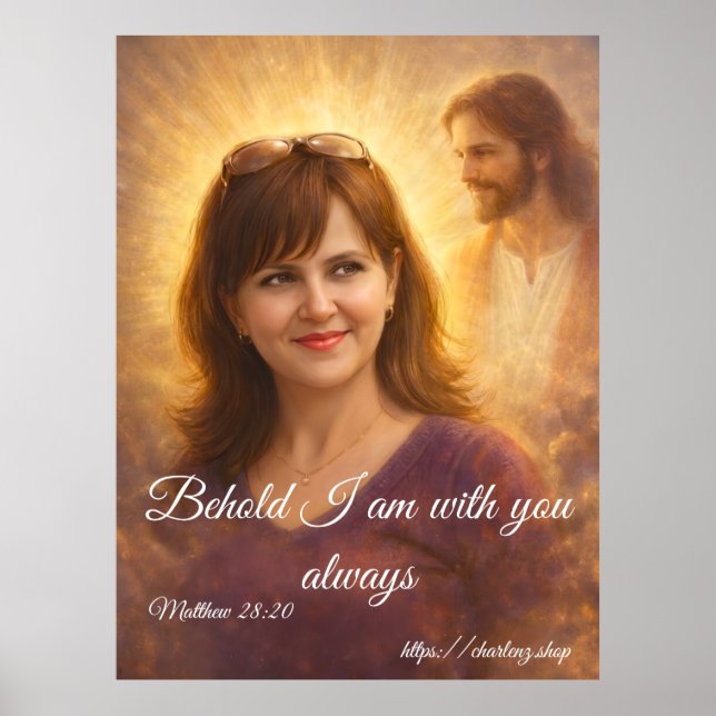 Ich bin immer bei dir Extra Large 40x53 Fine Art Poster (Vorne)