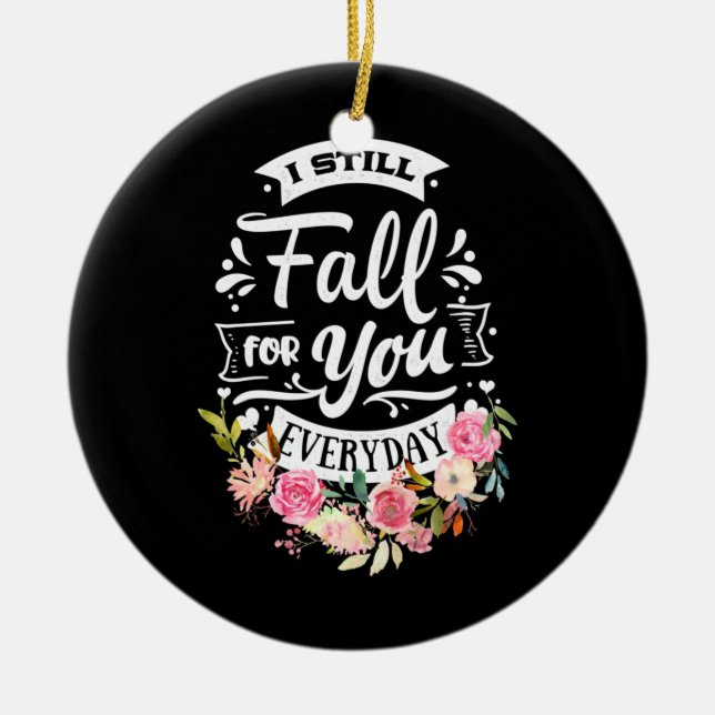 Ich bin immer noch für dich keramik ornament (Vorne)