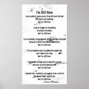 Ich bin immer noch hier poster