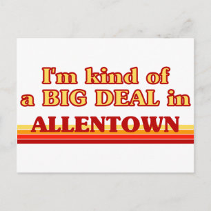 Ich bin in Allentown ein ziemlich großes Geschäft Postkarte