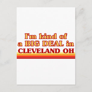 Ich bin in Cleveland ein ziemlich großes Geschäft Postkarte