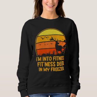 Ich bin in der Fitness Fitness Hirsch in meinem Fr Sweatshirt
