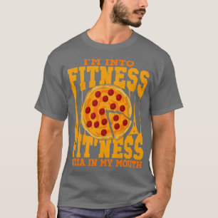 Ich bin in der Fitness Fitness Pizza in meinem Mun T-Shirt