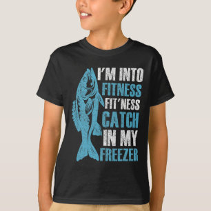 Ich bin in der Fitness Funny Fishing Fischer Männe T-Shirt
