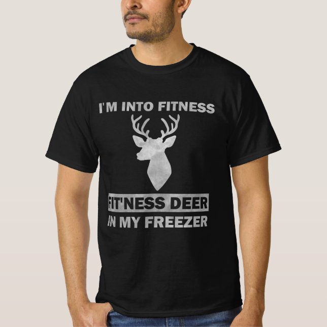 Ich bin in der Fitness, in der mein Freezer-Funny T-Shirt (Vorderseite)