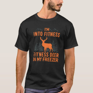 Ich bin in der Fitness, um Hirsche in meinem Gefri T-Shirt