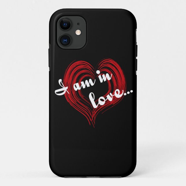 Ich bin in der Liebe... Case-Mate iPhone Hülle (Rückseite)