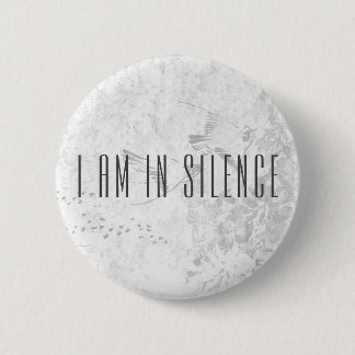 Ich bin in der Stille Meditation Button für Retrea