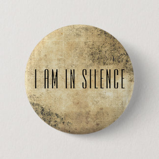 Ich bin in der Stille Meditation Button für Retrea