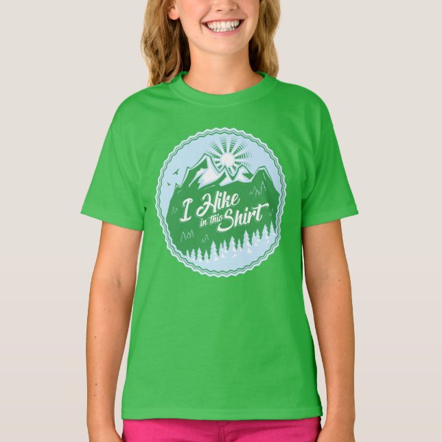 Ich bin in diesem Shirt gewandert (Vorderseite)