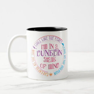 Ich bin in einem Dunedin Florida-Staat des Zweifarbige Tasse